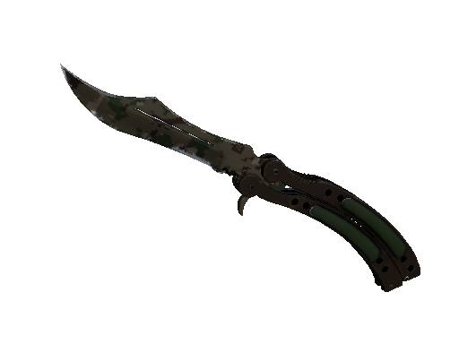 ★ StatTrak™ Butterfly Knife | Forest DDPAT (Well-Worn)